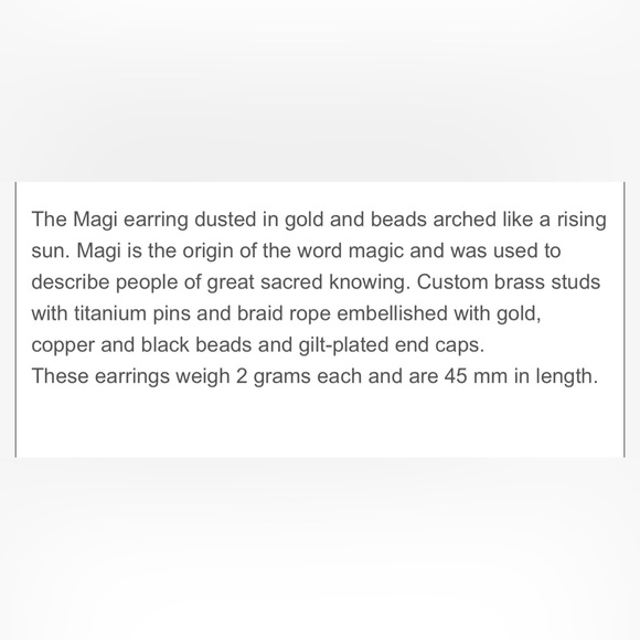 Pichulik Magi earrings ASO Meghan Markle